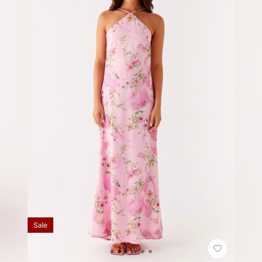 Peppermayo Pink Floral Maxi Dress